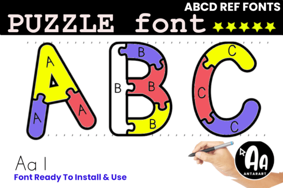 Alphabet Letters Puzzles Font: A Campaign Designer's Secret Weapon