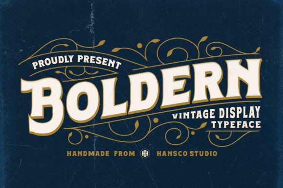 Boldern: An Elegant Vintage Font for Editorial Moods
