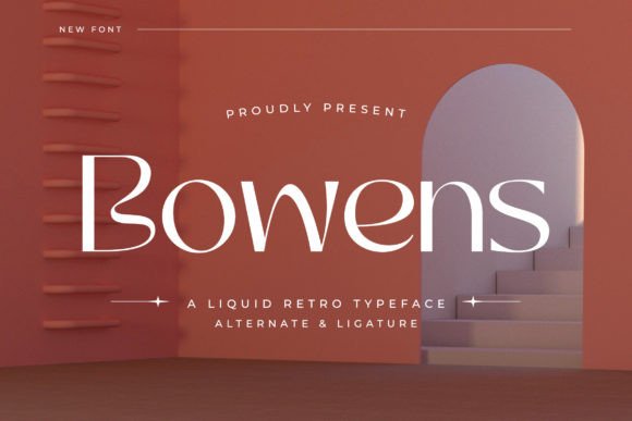Bowens: A Display Font for Distinctive Retro Branding