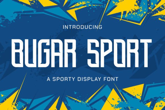 Bugar Sport: The Playfully Sporty Font for Editorial Mood