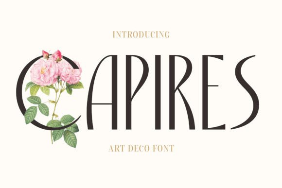 Capires: A Display Font for Campaigns That Need to Stand Out