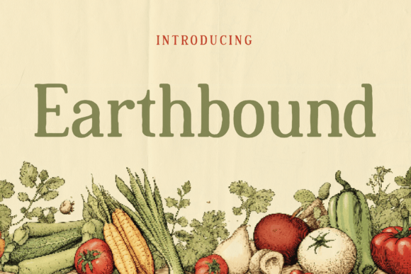 Earthbound: A Rustic Typeface for Editorial Charm