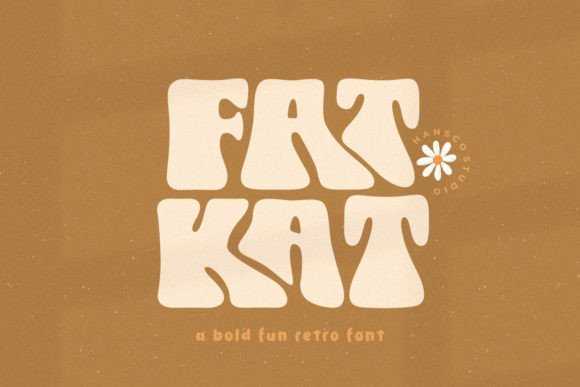 Fat Kat: A Bold Retro Font for Creative Branding
