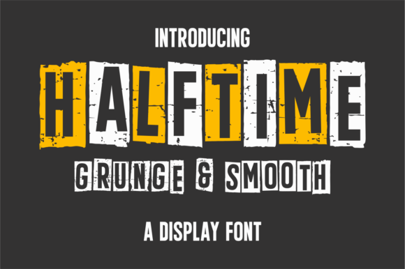 Halftime: A Bold Font for Editorial Impact