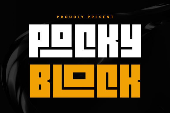 How a Bold Font Like Pocky Block Can Elevate Your Brand