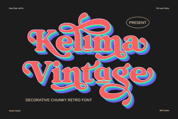 Kelima Vintage: A Display Font Built for Campaign Recognition