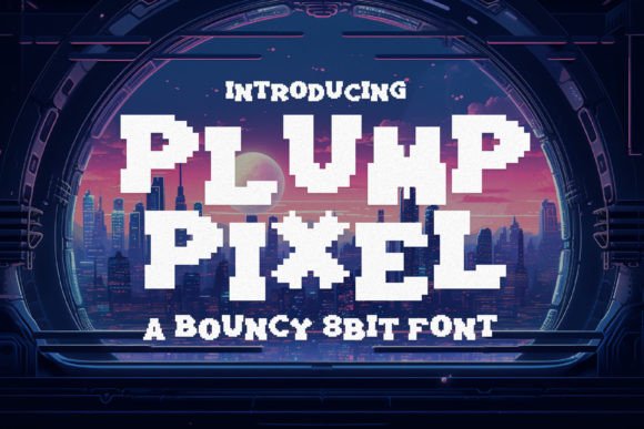 Plump Pixel: A Display Font Built for Character