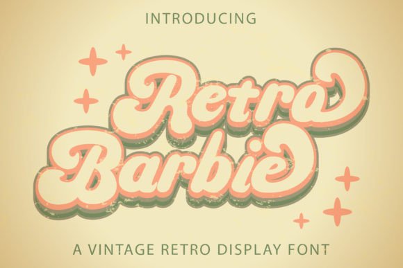 Retro Barbie: A Handwritten Display Font with Vintage Charm