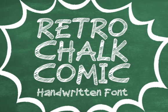 Retro Chalk Comic: A Business-Friendly Display Font for Modern Brands