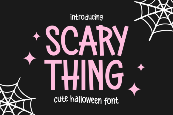 Scary Thing: A Font for Making Creepy-Cute Crafted Goods