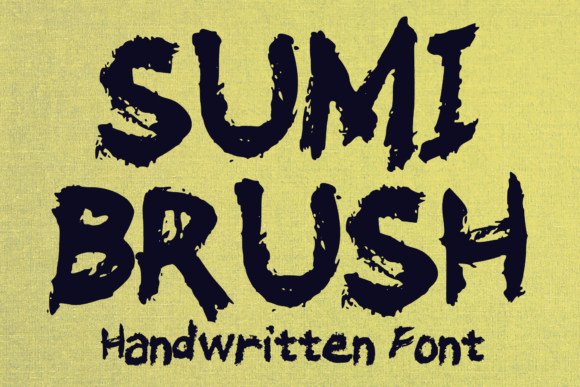Sumi Brush: A Font for Editorial Atmosphere