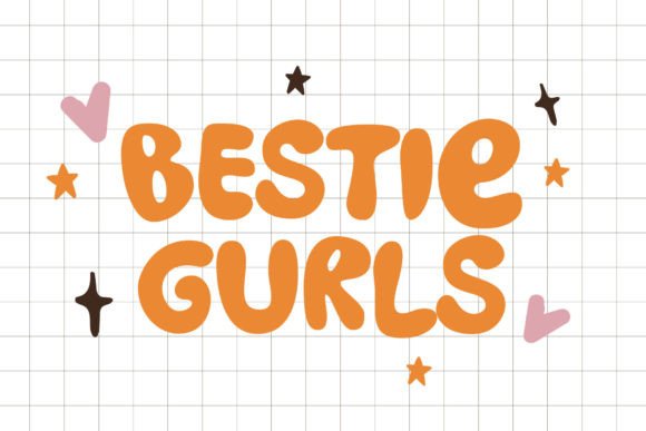 The Bestie Gurls Font: A Playful Tool for Digital Expression
