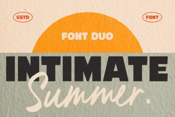 The Intimate Summer Font Duo for Editorial Typography