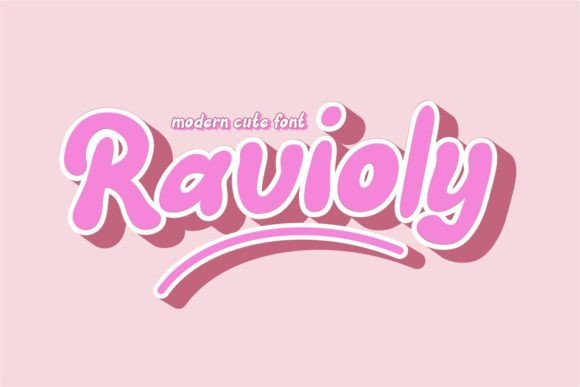The Ravioly Font in Editorial Design
