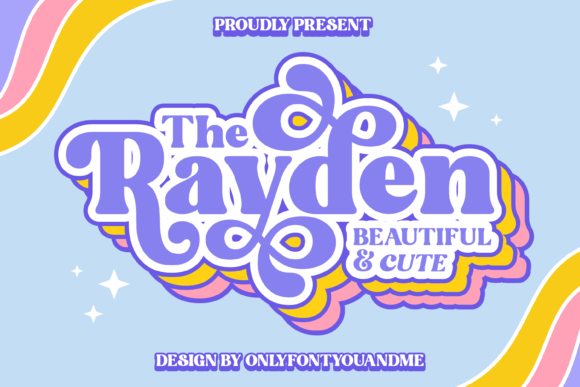 The Rayden: A Playful Display Font for Modern Marketing