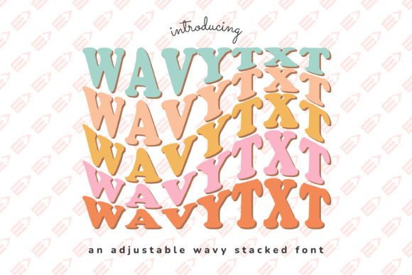 The Wavytxt Display Font: A Wave of Creative Possibility