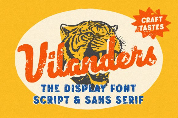 Vilanders: A Versatile Hand-Drawn Display Font