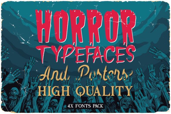 Vintage Horror Movie Fonts for Timeless Branding